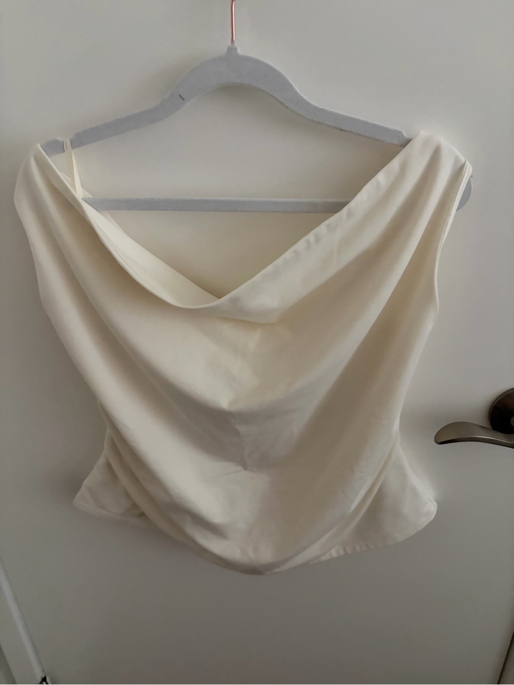 J. Crew Cream Cowl Neck Camisole